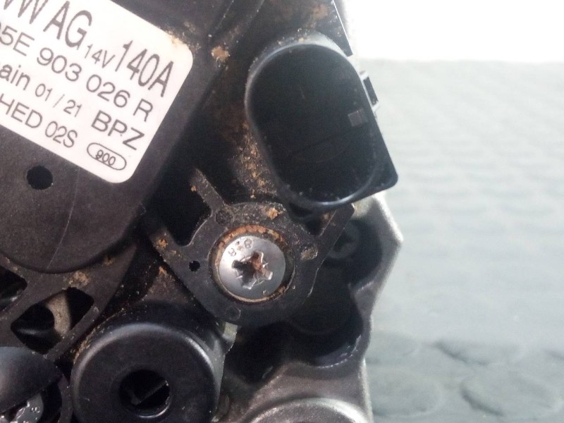 Recambio de alternador para volkswagen t-cross advance referencia OEM IAM 05E903026R EL6HED P3-A4-7-2