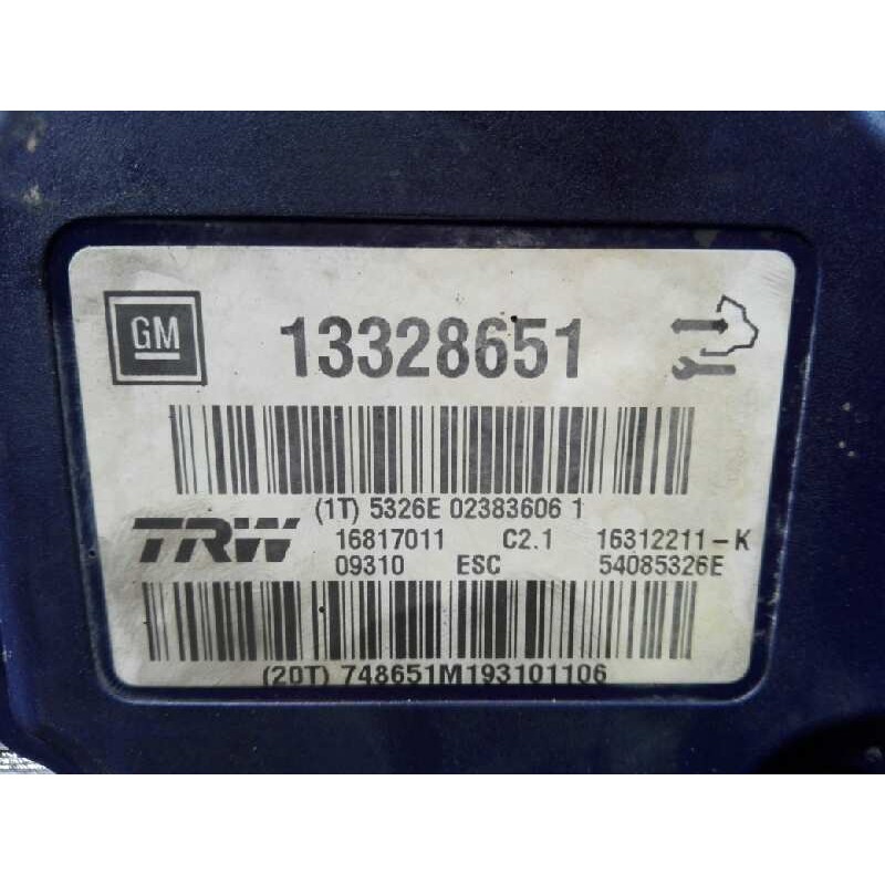 Recambio de abs para opel insignia berlina sport referencia OEM IAM 13328651 16817011 P3-A8-28-5