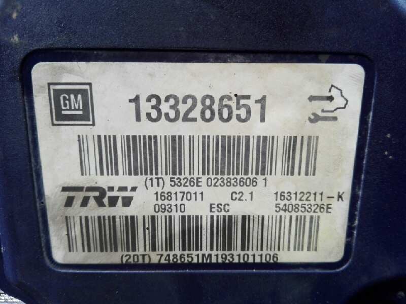 Recambio de abs para opel insignia berlina sport referencia OEM IAM 13328651 16817011 P3-A8-28-5