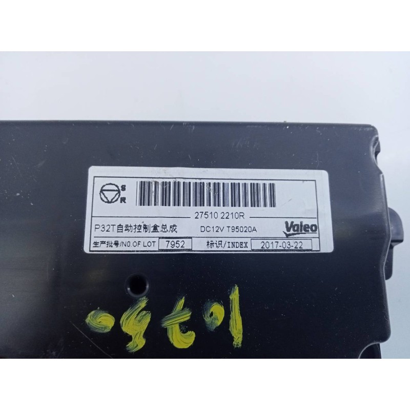 Recambio de mando climatizador para renault kadjar zen referencia OEM IAM 275102210R  E2-A1-25-3