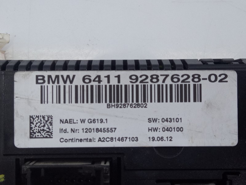 Recambio de mando climatizador para bmw x3 (f25) xdrive 20d referencia OEM IAM 6411928762802  E3-A2-28-1