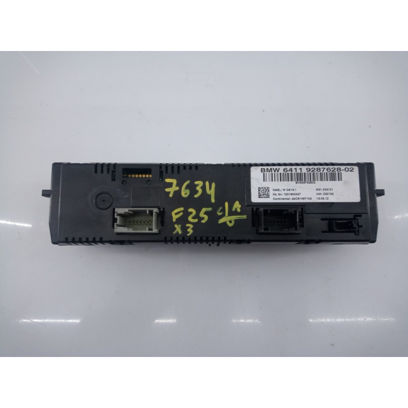 Recambio de mando climatizador para bmw x3 (f25) xdrive 20d referencia OEM IAM 6411928762802  E3-A2-28-1