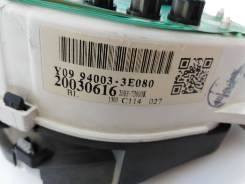 Recambio de cuadro instrumentos para kia sorento 2.5 crdi ex referencia OEM IAM 20030616 Y09940033E080 E3-A3-34-2