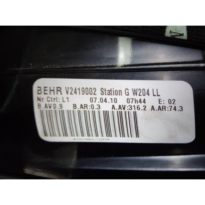 Recambio de ventilador calefaccion para mercedes-benz clase glk (w204) glk glk 250 cdi 4-matic bluetec (204.904) referencia OEM 