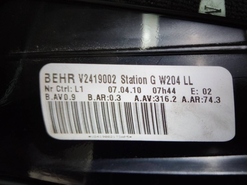 Recambio de ventilador calefaccion para mercedes-benz clase glk (w204) glk glk 250 cdi 4-matic bluetec (204.904) referencia OEM 