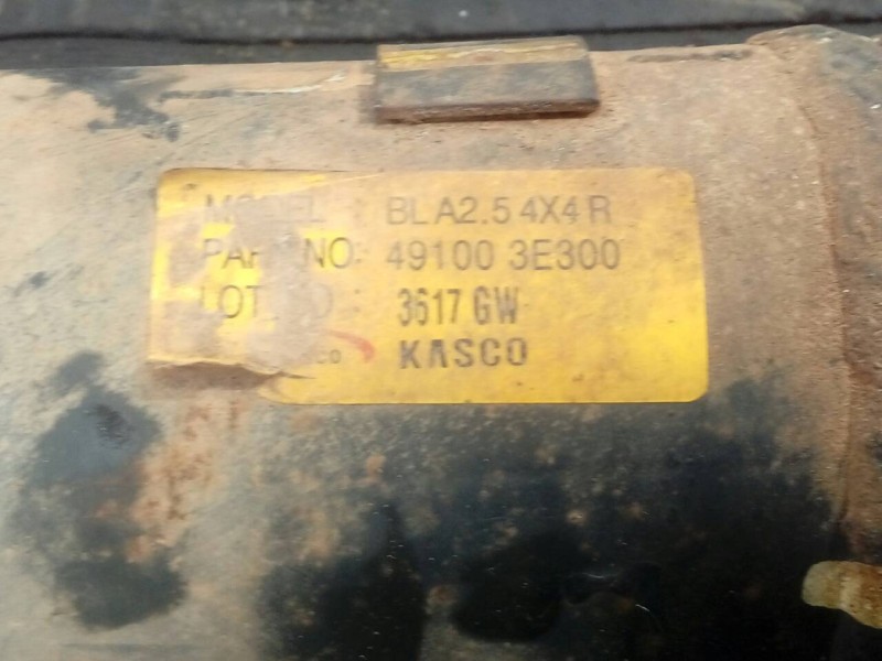 Recambio de transmision central para kia sorento 2.5 crdi ex referencia OEM IAM 491003E300  P1-A1-58