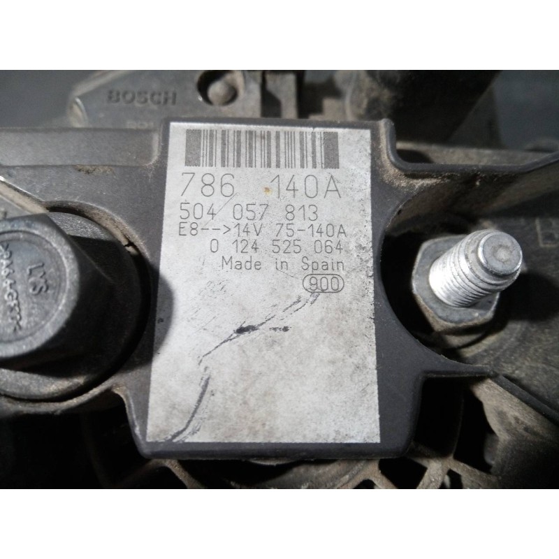 Recambio de alternador para iveco daily caja abierta cabina simple 35 c... batalla 4100 referencia OEM IAM 504057813  P3-B6-8-1