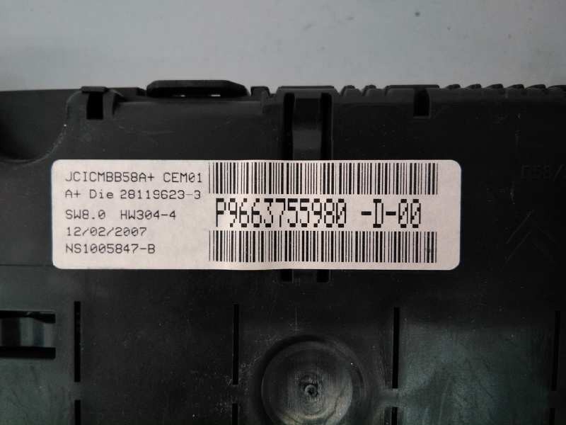 Recambio de cuadro instrumentos para citroën c4 grand picasso exclusive referencia OEM IAM 9663755980  E3-B2-36-2