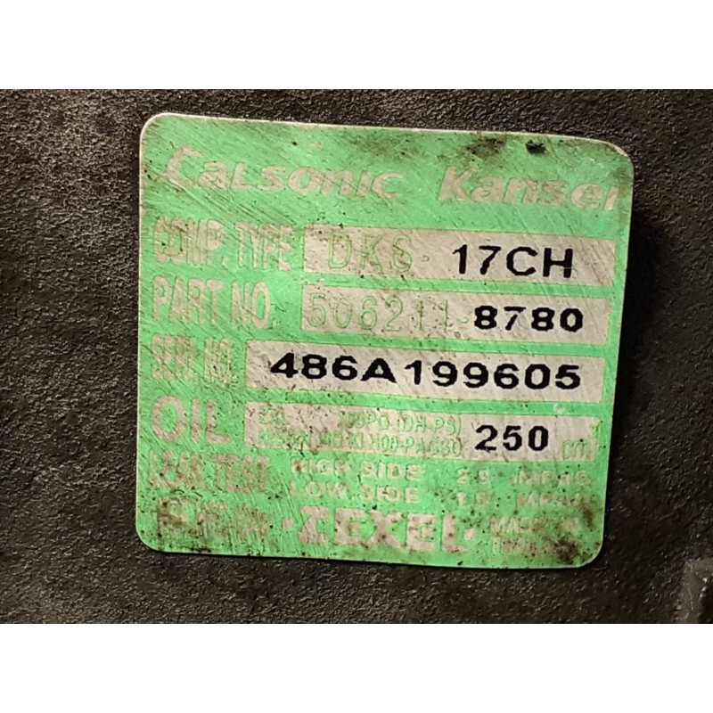 Recambio de compresor aire acondicionado para nissan terrano/terrano.ii (r20) avenue referencia OEM IAM 926000X010 5060120880 P3