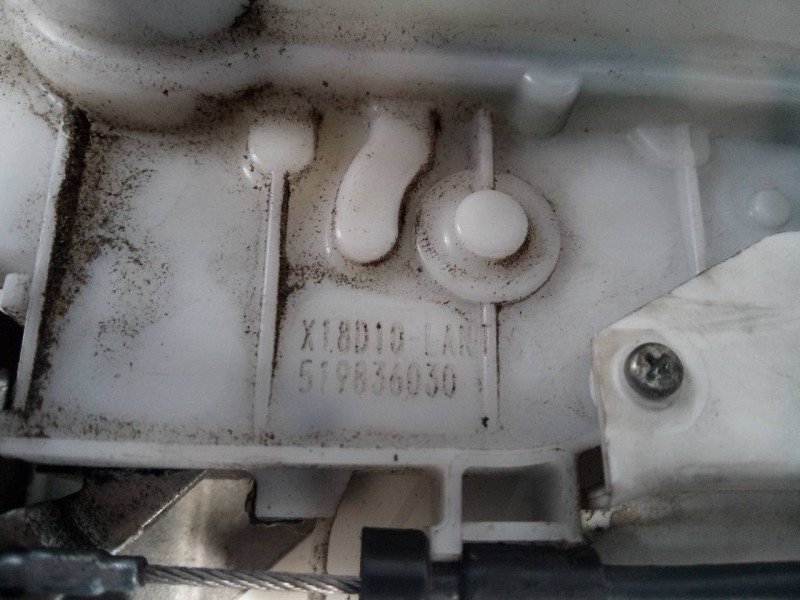 Recambio de cerradura puerta delantera izquierda para fiat tipo ii (357) fam easy referencia OEM IAM 519836030 X18D10LANT E3-A4-