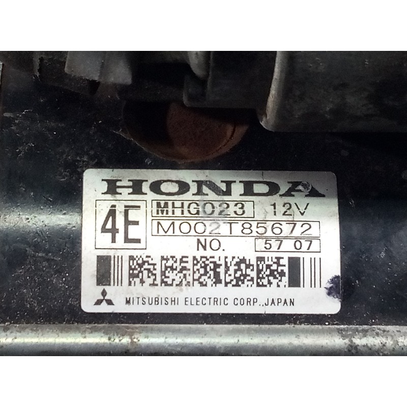 Recambio de motor arranque para honda cr-v (rd8) es referencia OEM IAM M002T85672 MHG023 P3-B8-13-3