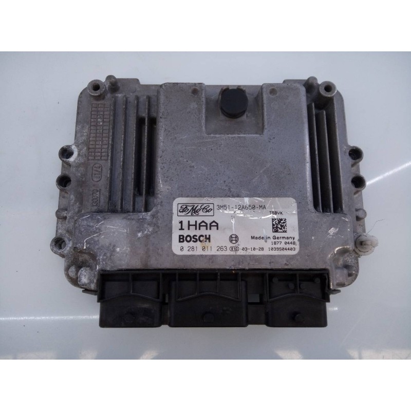 Recambio de centralita motor uce para ford focus c-max (cap) ambiente (d) referencia OEM IAM 0281011263 3M5112A650MA E3-B3-24-1