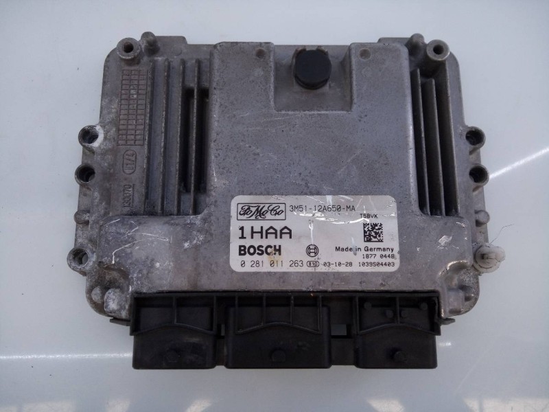 Recambio de centralita motor uce para ford focus c-max (cap) ambiente (d) referencia OEM IAM 0281011263 3M5112A650MA E3-B3-24-1