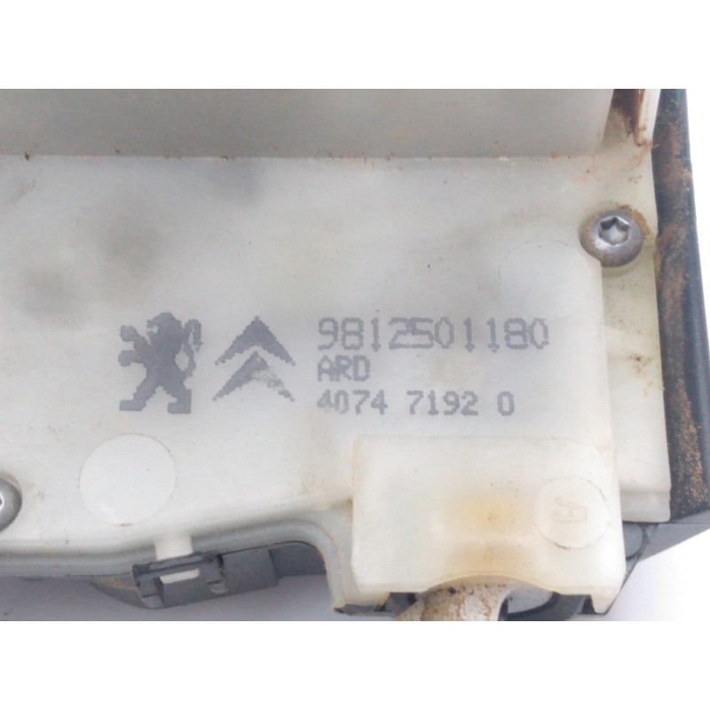 Recambio de cerradura puerta trasera derecha para peugeot 2008 (--.2013) allure referencia OEM IAM 9812501180  E1-A4-40-2