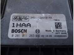 Recambio de centralita motor uce para ford focus c-max (cap) ambiente (d) referencia OEM IAM 0281011263 3M5112A650MA E3-B3-24-1 2