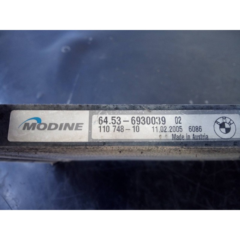 Recambio de condensador / radiador aire acondicionado para bmw serie 3 berlina (e90) 320d referencia OEM IAM 6453693003902 11074