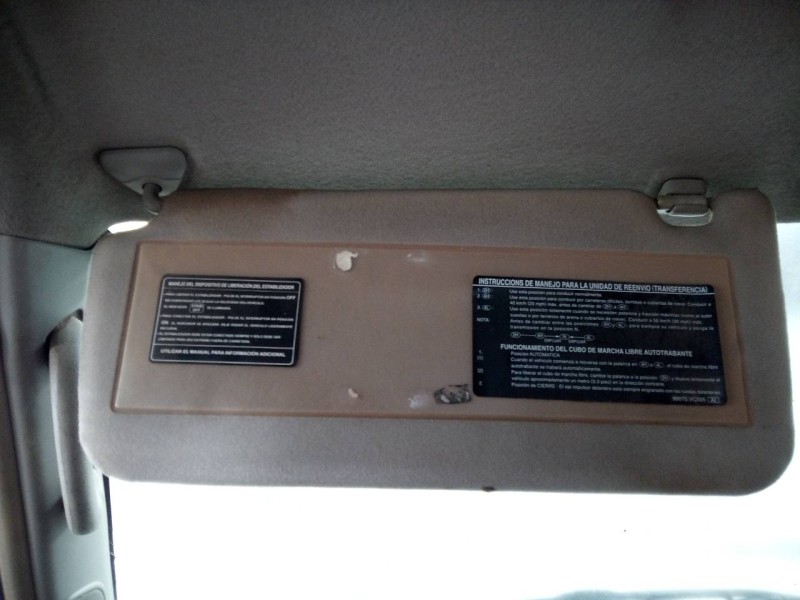 Recambio de parasol izquierdo para nissan patrol gr (y61) comfort referencia OEM IAM   