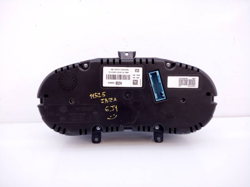 Recambio de cuadro instrumentos para seat ibiza sc (6j1) reference referencia OEM IAM 6J0920802H  E2-A1-23-3
