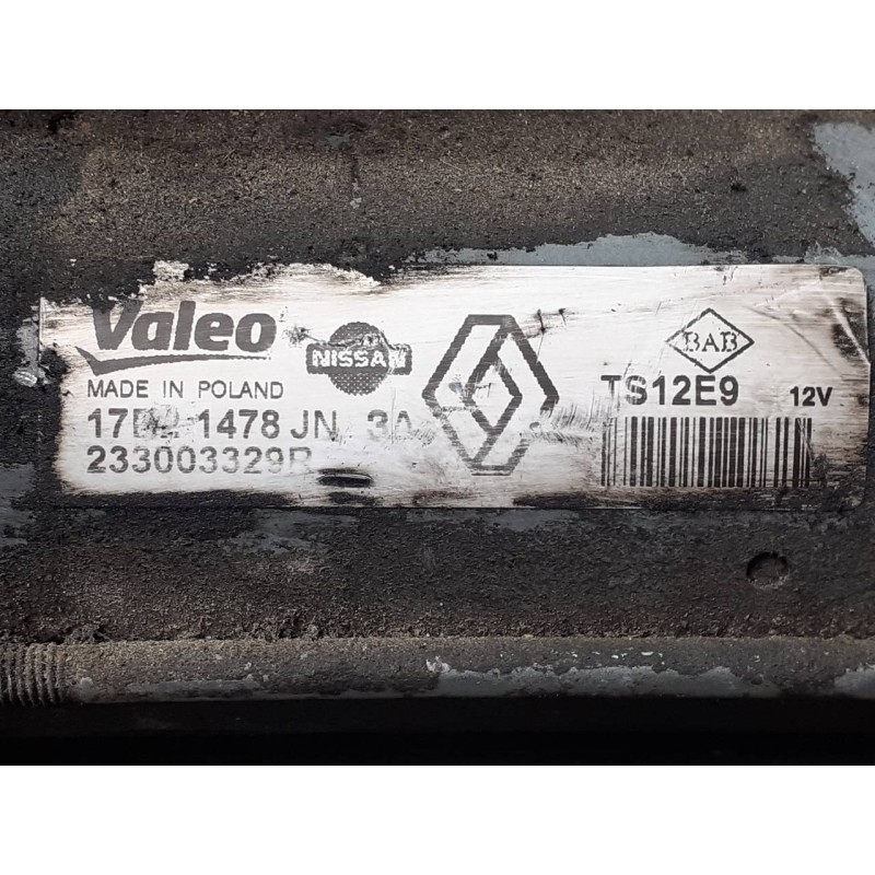 Recambio de motor arranque para dacia sandero referencia OEM IAM 233003329R  