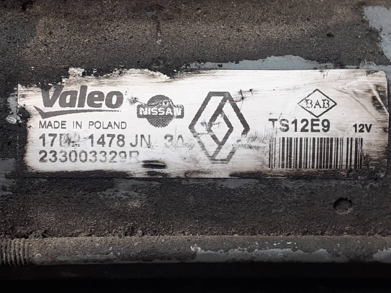 Recambio de motor arranque para dacia sandero referencia OEM IAM 233003329R  