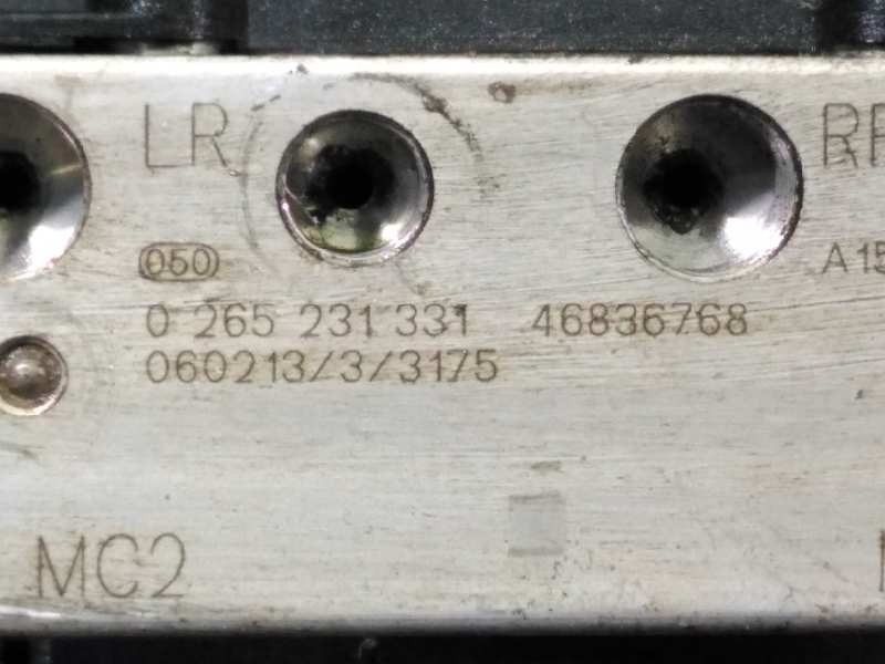 Recambio de abs para fiat punto berlina (188) 1.3 16v multijet feel referencia OEM IAM 0265800315 0265231331 P3-A8-18-2