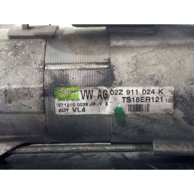 Recambio de motor arranque para seat ibiza sc (6j1) reference referencia OEM IAM 02Z911024K  P3-B8-4-3