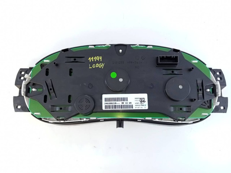 Recambio de cuadro instrumentos para dacia lodgy stepway referencia OEM IAM 248100621R  E2-A1-37-3