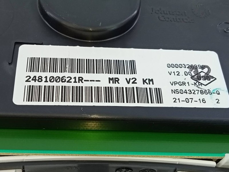 Recambio de cuadro instrumentos para dacia lodgy stepway referencia OEM IAM 248100621R  E2-A1-37-3