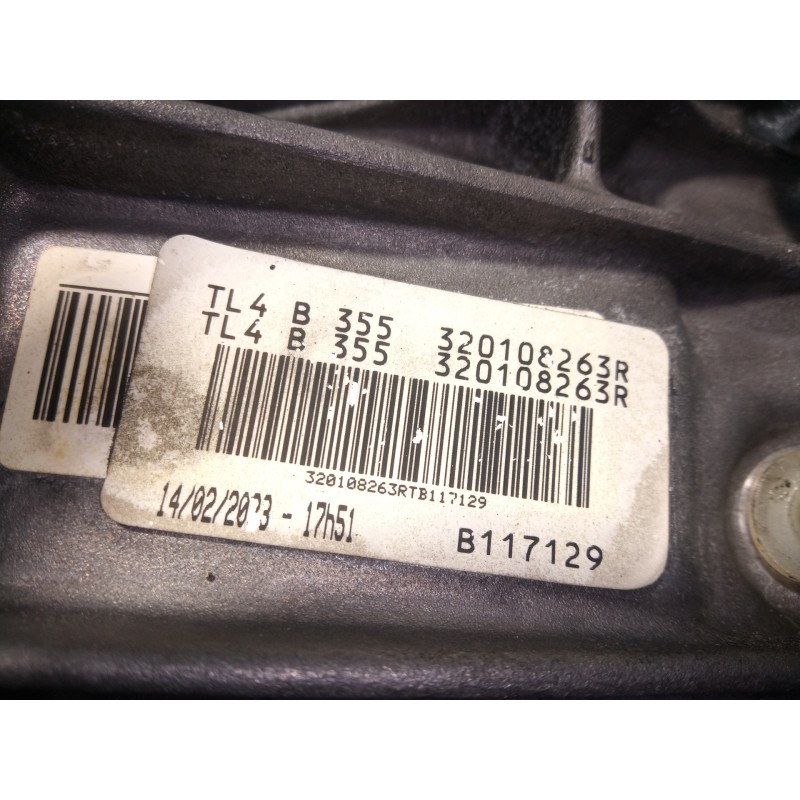 Recambio de caja cambios para dacia duster ii prestige referencia OEM IAM TL4355  M1-B3-168