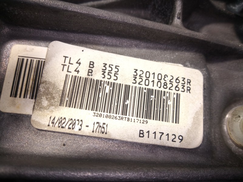 Recambio de caja cambios para dacia duster ii prestige referencia OEM IAM TL4355  M1-B3-168