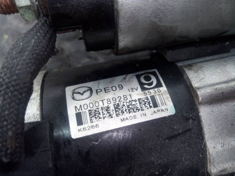 Recambio de motor arranque para mazda cx-5 style 2wd referencia OEM IAM M000T89281  P3-B8-8-4