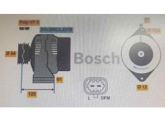 Recambio de alternador para opel insignia berlina 2.0 cdti referencia OEM IAM A-10661 NUEVO T1-3-B3-3 2