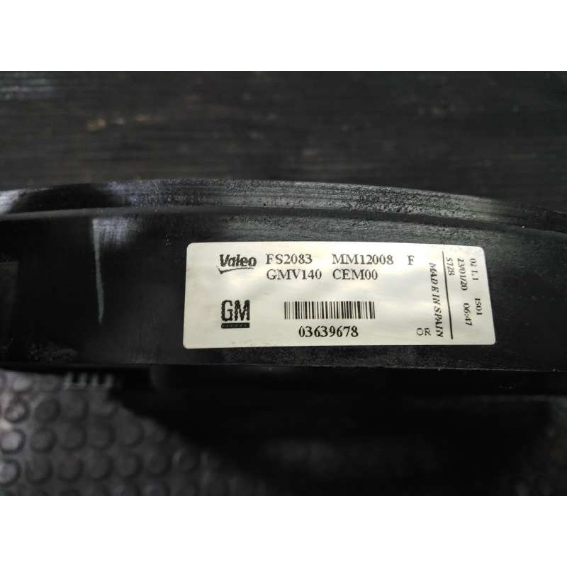 Recambio de electroventilador para opel crossland x opel 2020 referencia OEM IAM 8033M00008 1301719 P2-B7-4