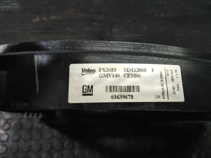Recambio de electroventilador para opel crossland x opel 2020 referencia OEM IAM 8033M00008 1301719 P2-B7-4