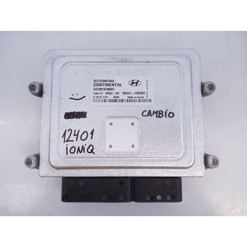 Recambio de centralita cambio automatico para hyundai ioniq hybrid referencia OEM IAM 954412BAD0 A2C3879160001 E3-A3-39-2