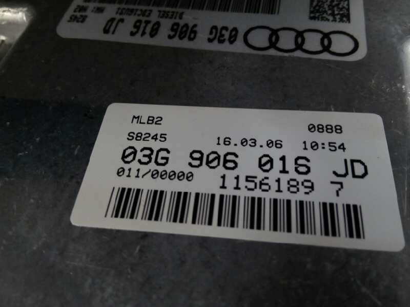 Recambio de centralita motor uce para audi a4 berlina (8e) 2.0 tdi 16v (103kw) referencia OEM IAM 03G906016JD 0281012654 