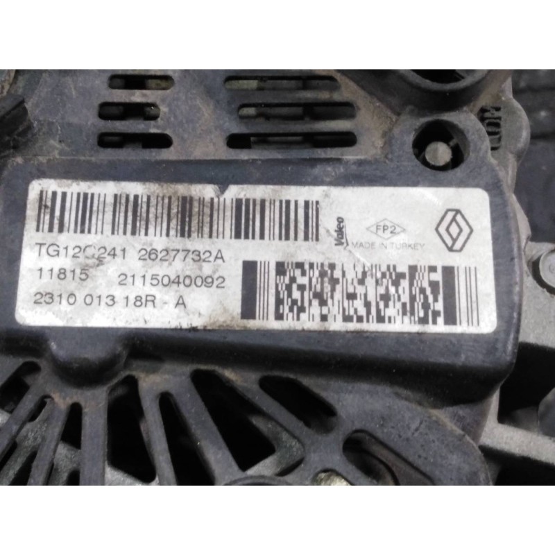 Recambio de alternador para renault clio iv expression referencia OEM IAM 231001318R TG12C2412627732A P3-A4-13-3