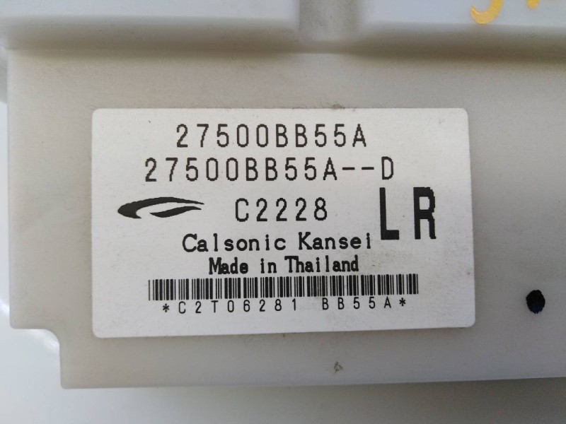 Recambio de mando climatizador para nissan qashqai (j10) tekna sport referencia OEM IAM 2750BB55A  E3-B4-45-4