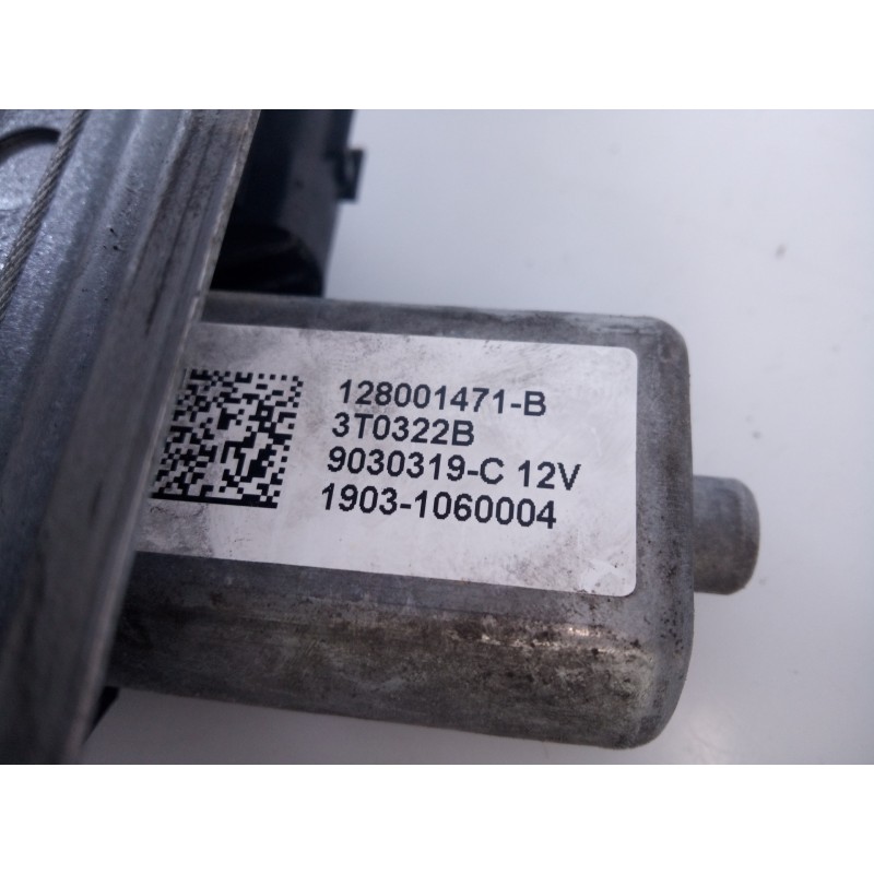 Recambio de elevalunas trasero derecho para dacia lodgy laureate referencia OEM IAM 128001471B 3T0322B E1-A1-12-1