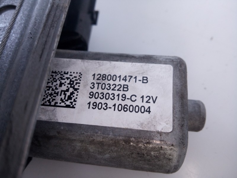 Recambio de elevalunas trasero derecho para dacia lodgy laureate referencia OEM IAM 128001471B 3T0322B E1-A1-12-1