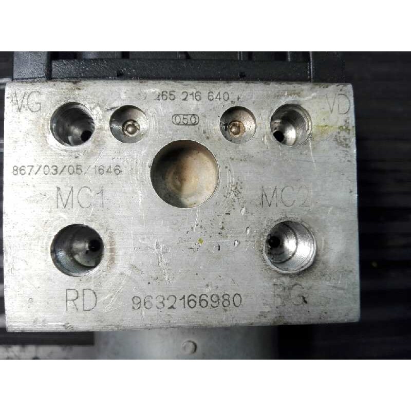 Recambio de abs para peugeot 406 berlina (s1/s2) sldt referencia OEM IAM 0265216640 9632166980 P3-A8-28-5