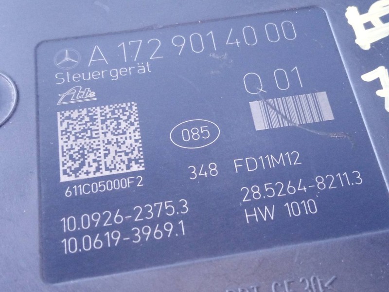 Recambio de abs para mercedes-benz clase c (w204) berlina c 200 cdi blueefficiency (204.001) referencia OEM IAM A1724313712 A172