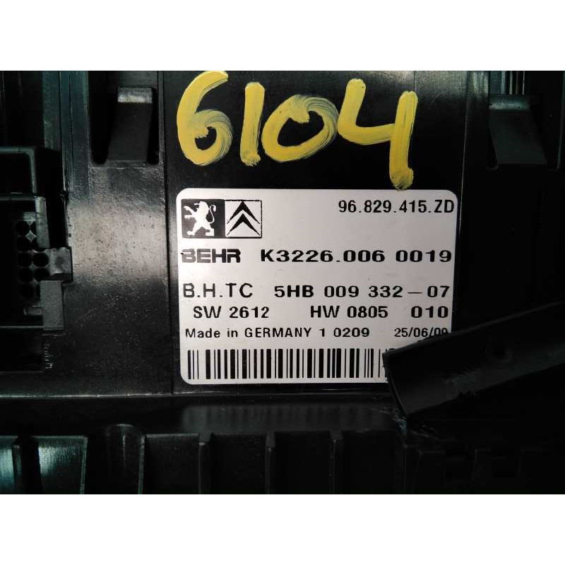 Recambio de mando climatizador para peugeot 406 berlina (s1/s2) sldt referencia OEM IAM 5HB00933207 K32260060019 