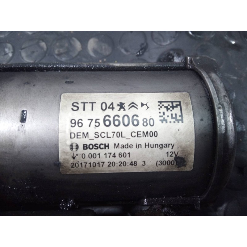 Recambio de motor arranque para peugeot expert furgón pro standard referencia OEM IAM 9675660680  P3-A7-8-3