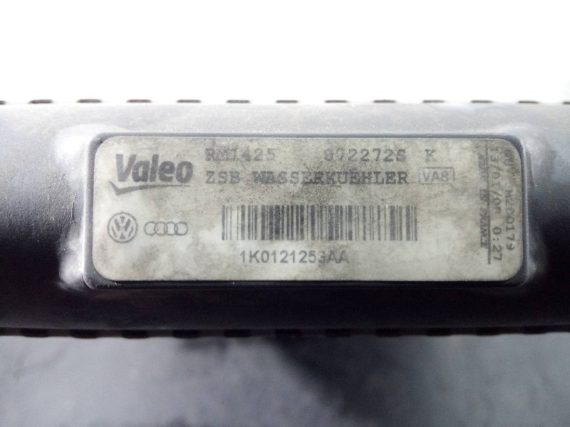 Recambio de radiador agua para seat altea xl (5p5) stylance / style referencia OEM IAM 1K0121253AA 872272SK P2-B6-7