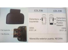 Recambio de maneta exterior delantera izquierda para citroën berlingo referencia OEM IAM 121338 NUEVO T2-6-A5-4