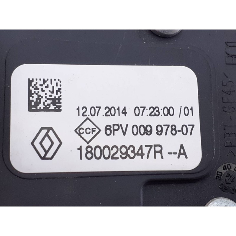 Recambio de pedal acelerador para renault clio iv authentique referencia OEM IAM 180029347R 6PV00997807 E2-A1-23-4