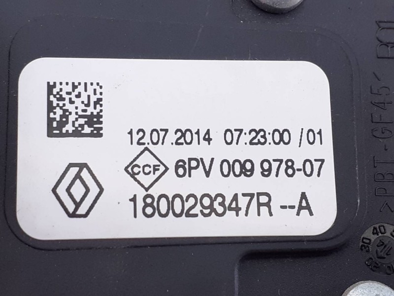 Recambio de pedal acelerador para renault clio iv authentique referencia OEM IAM 180029347R 6PV00997807 E2-A1-23-4