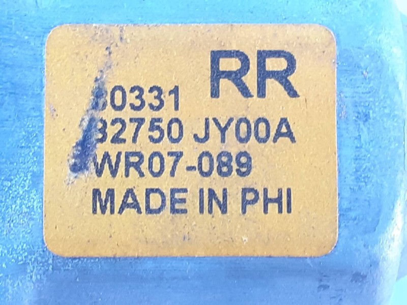 Recambio de elevalunas trasero derecho para renault koleos dynamique referencia OEM IAM 82750JY00A  E1-A1-24-1