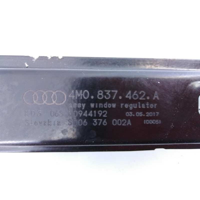 Recambio de elevalunas delantero derecho para audi q7 (4m) 3.0 tdi quattro referencia OEM IAM 4M0837462A  E1-B6-44-2